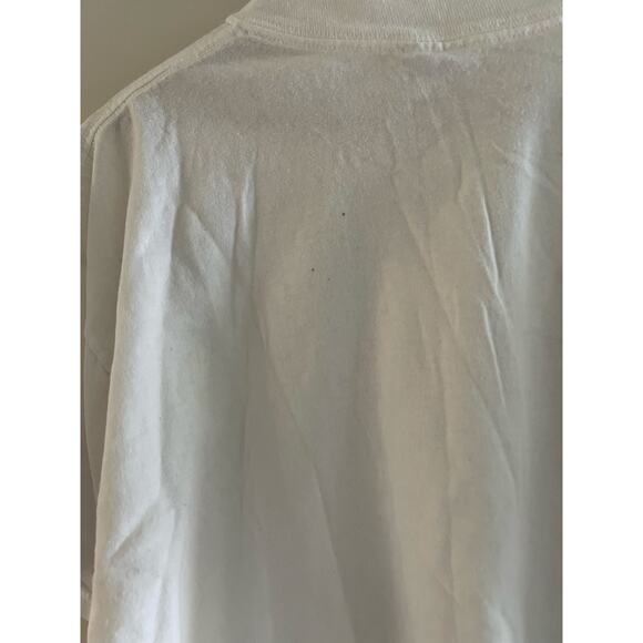 Vintage NYPD New York Police Department T-Shirt White Blue Size Large JL - Picture 7 of 9